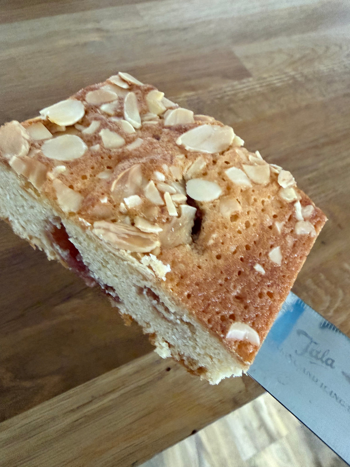 Gluten Free Bakewell Blonde Slice