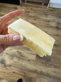 Gluten Free Dairy Free Lemon Cake Slice