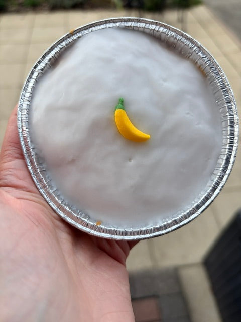 Gluten Free Dairy Free Giant Banana Cupcake
