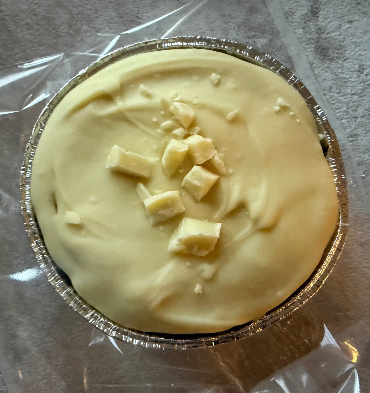 Gluten Free Large White Chocolate Cupcake