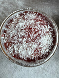 Gluten Free Dairy Free Jam and Coconut Giant Cupcake